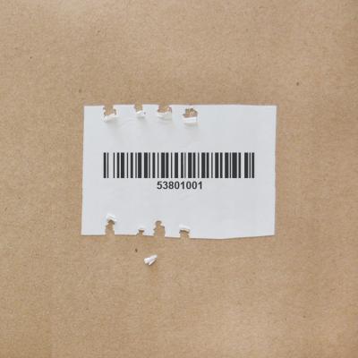 Cina Customized Anti-counterfeit Customized Self Adhesive Blank Barcode Label Printing Eggshell Sticker Roll For Box Seal in vendita