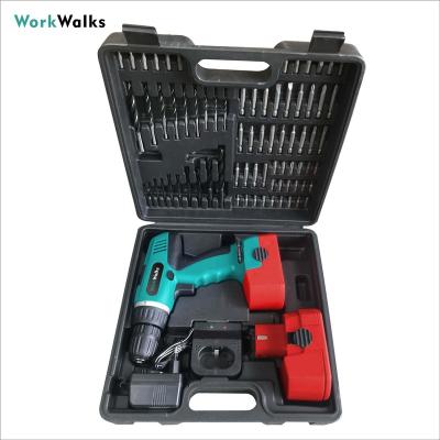 China 18V Cheap Price 79pcs Rechargeable Battery Cordless Drill Driver Machine Tool Set CD025 for sale