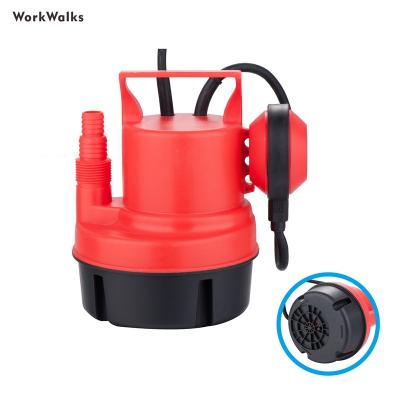 China Family Homes 250W Small Smart Mini Clean Water Submersible Pump With Plastic Housing With Float Switch for sale