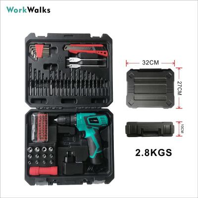 China Unrated Cheap Electric Cordless Driver Price 12V Lithium Battery Drill Set for sale