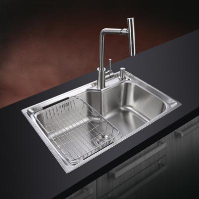 China With Faucet Kitchen Product High Grade Material Stainless Steel Kitchen Sink for sale