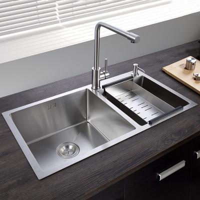 China Without Double Faucet China Suppliers Undermount 304 Stainless Steel Kitchen Sink Bowl Basin 201 for sale