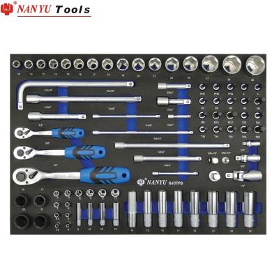 China 1/2 Piece Hardware NY- G J C T P S 84 3/8 1/4 IN DRIVER Master Socket Wrench Set for sale