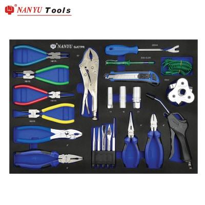 China NY-GJCTPR 22pcs Hardware Chamber DIY Tool Pliers Screwdriver Auto Repair Kit for sale