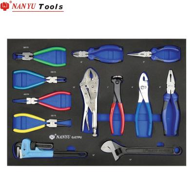 China NY-GJCTPU 12pcs Hardware Chamber DIY Tool Pliers Screwdriver Auto Repair Kit for sale