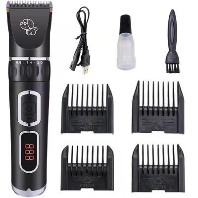 China Low Noise Rechargeable Cordless Electric Quiet Hair Stocked Dog Shaver Clippers Clippers Set For Dogs Cats Pets for sale