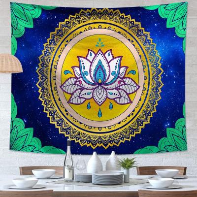 China Factory direct export Decoraion belle mandra series printed tapestry background wall hanging home tapestry for sale