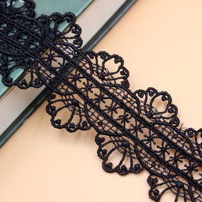 China Water Soluble Manufacturers Supply Bridal Lace Trim Silk Chemical Lace Trim Roll Lace Trim For Lingerie Or Ladies Dress for sale