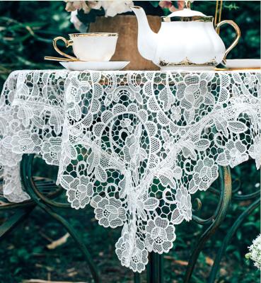 China Wholesale oilproof for home and hotel use lace tablecloth for sale