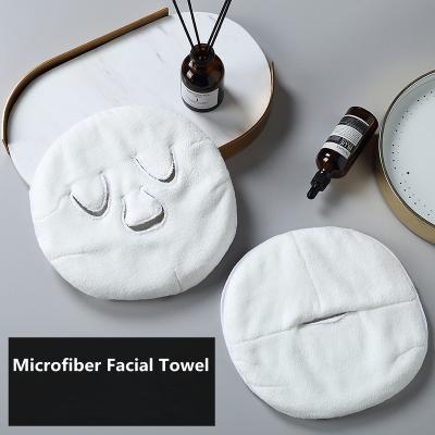 China Face Factory Direct Sale Microfiber Facial Towel For Spa Facial Compress Hot Towel Durable for sale