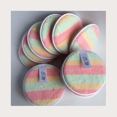 China Reusable Face Makeup Towel Cloth Microfiber Cotton Washable Face Remover Cleansing Pads for sale