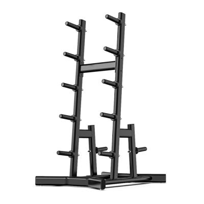 China Commercial Wholesale Professional Gym Equipment Storage Rack Weight Bumper Plate Rack for sale