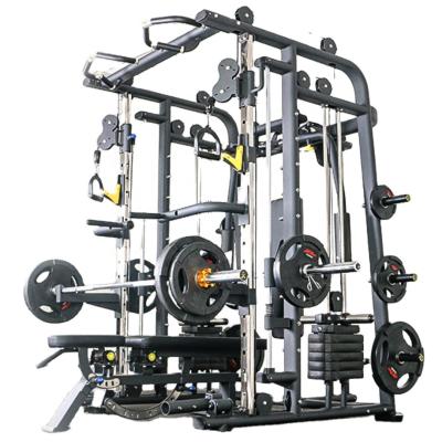 China Universal Hot Commercial Gym Strength Training Equipment Multifunctional Smith Machine 3D Power Rack for sale