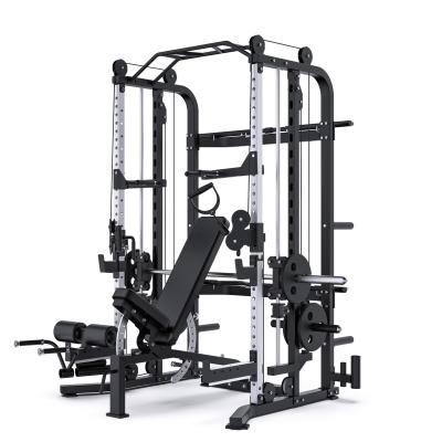 China 2021 Multifunctional Smith Machine Multi Functional Commercial Training Machine Body Use Workout Equipment for sale