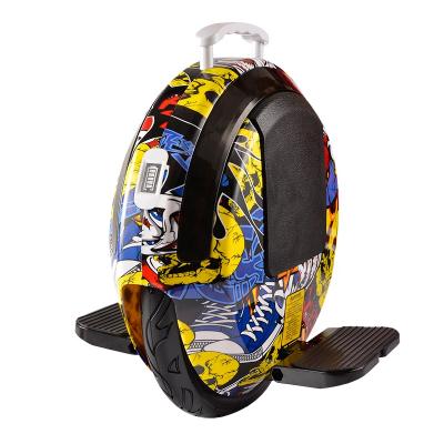 China Aluminum+Nylon+PP Hot Sales Vehicle Type Fashion Sport Unicycle EUC Electric Selfbalancing Scooter With Decorative Lamps for sale