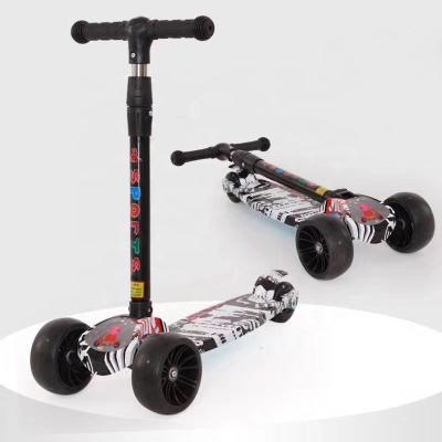 China Toy Push Pedal Kick 3 Adjustable Wheels Toy Push Pedal Kick 3 Wheels Cartoon Waist Handlebar Pad Board Foot Skating Scooter For Kids Scooter Trolley for sale