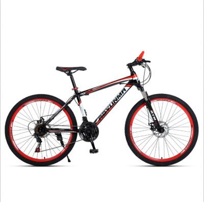 China Factory price flat dirt mountain bike mtb bicycle for men/inclined mountain bike/24/26/29 inch steel mountain bike for sale