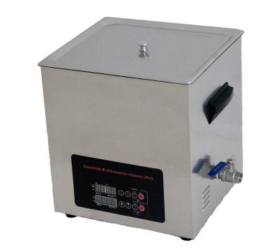 China Factory tank SUS304 with ultrasonic for equal heat also as commercial use 20L Sous Vide ultrasonic machine with professional cleaner functions for sale