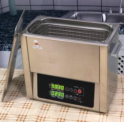 China Accurate Controlled Commercial Cooker SVQ-6LAS Use 6L Sous Vide Big Tank LED Full Body 304 Stainless Steel Digital Control Temperature for sale