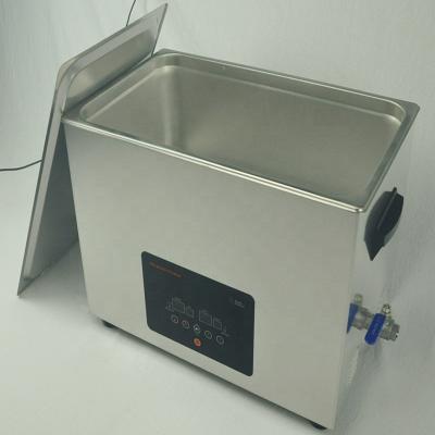 China 304 Digital Control Heating Function Stainless Steel Tank 28L Ultrasonic Cleaner with 12 Transducers 28 for sale