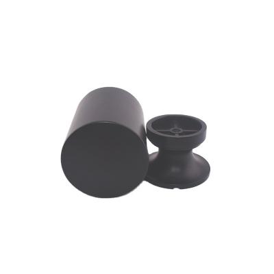 China 2021 new bathroom knobszinc luxury hardware black knob simple modern wholesale factory customized for home furniture for sale