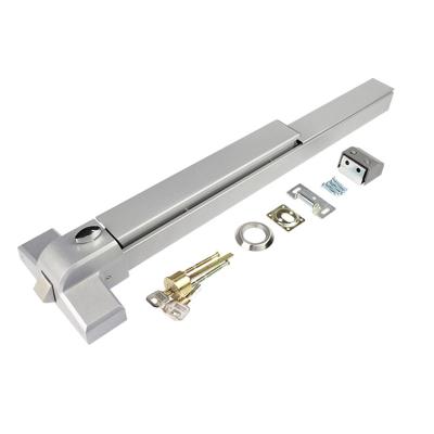 China Easy Installation 650MM Iron Paint Sliver Push Rod Panic Exit Bar Device /Door Lock for sale