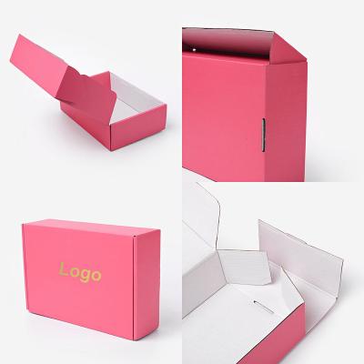 China Recyclable Customize Mailer Box Packaging Printing Clothes Apparel Corrugated Custom Wig Boxes With Logo Packaging for sale