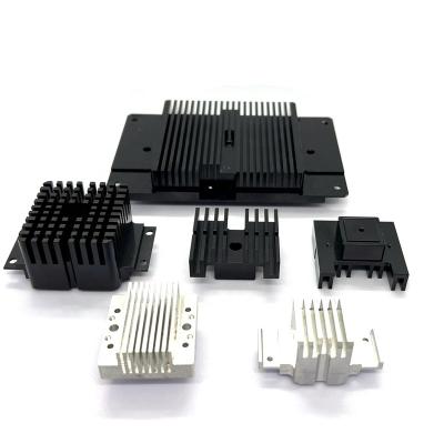 China Aluminum Colored Anodized Aluminum Pin Fin Heat Sinks Custom CNC Machined Parts OEM Service for sale