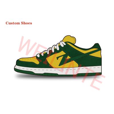 China Factory Designer Custom Wholesale Manufacturer High Quality Genuine Leather Low Dip Customized SBDUNK Men's Basketball Shoes for sale