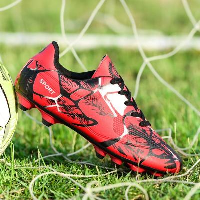 China Original pvc soccer shoes active leather gold sports shoes for mens sports from china for sale wholesale kids soccer boots for sale