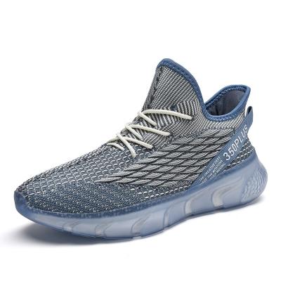 China Korean version of new active sports spring of the trend of net red flying woven shoes tide casual men's canvas shoes wild sports men's shoes for sale