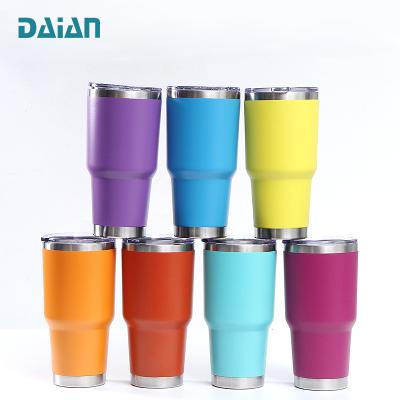 China Sustainable Hot Selling BPA Free Stainless Steel 30oz Double Wall Coffee Tumbler for sale