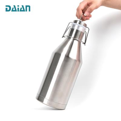 China Sustainable Eco Friendly 64oz Vacuum Double Wall Thermal Stainless Steel Portable Vibrator for sale