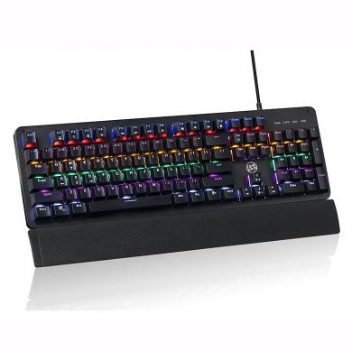 China Popular 104 Keys Numeric Keypad Computer Keyboard Gaming Keyboards Wired Colorful Mechanical Keyboard For Gamer for sale