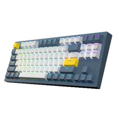 China High Quality Fully Programmable Wired Mechanical Keyboard 87 Electronic Keys 60% Numeric Keypad RGB Backlight For Gamer for sale