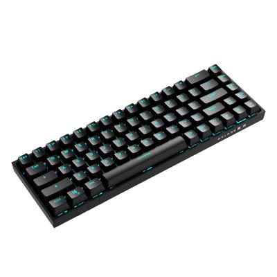 China Hot Sale 68Keys Numeric Keypad Waterproof Gaming Keyboard Wired Mechanical Keyboard For Gamer for sale