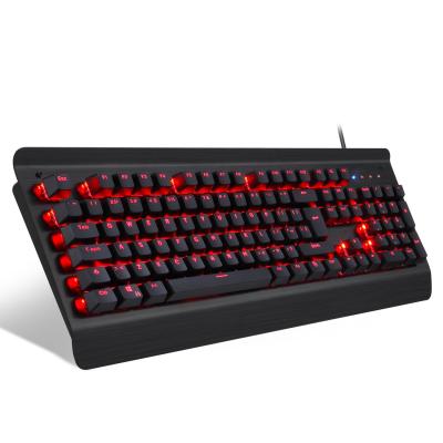 China Custom numeric keypad portable led red backlight keyboard ergonomic optical mechanical keyboard gamer for computer for sale