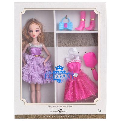 China Toy New Soft 11.5 Inch Multi-Joint Fashion Doll And Toy Makeup For Girl Best Christmas Gift for sale