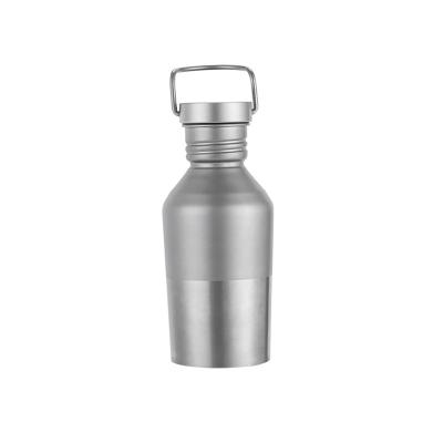 China Sustainable Cone Shaped Water Flask With Sealable Lid And Titanium Housing, 600ml Capacity, For Camping Hiking for sale