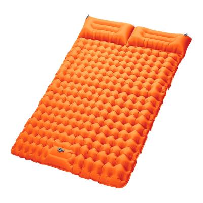 China High Quality Ultralight Foldable Inflatable Pads Air Mat Sleeping Pad For Camping 2 Person for sale