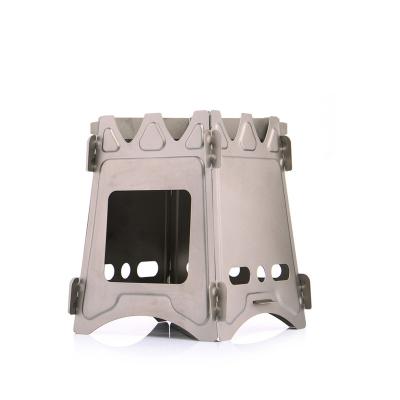 China Lightweight First Class Outdoor Portable Titanium Alloy Rise Traveling Camping Stove for sale