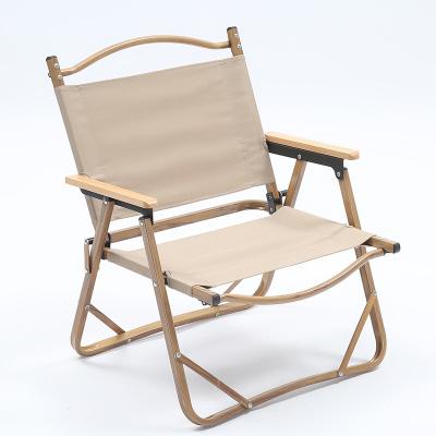 China Easy To Carry Manufacturer Supply Metal Camp Folding Outdoor Rocking Camping Chair for sale