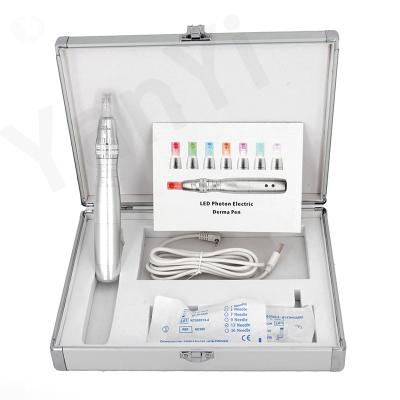 China Dr. Electric Anti-puffiness YanYi 7 Color LED Photon Therapy Microneedling Pen for sale