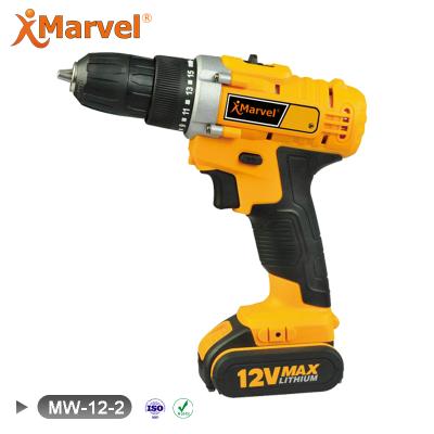 China Wood / Steel Powerful impact 30Nm WONDER CE GS ROHS certificates 10mm 1.3Ah 1.5Ah 2.0Ah 12V cordless drill murah for sale