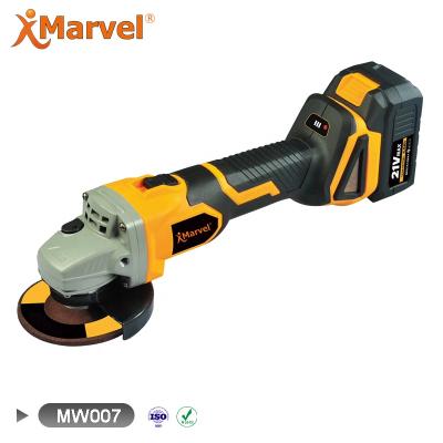 China Factory cheap china 4.0mA 21V brushless cutting disc 115mm cordless mini angle die grinder 4.0 ah for sale