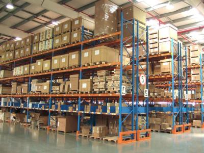 China Single Entry Heavy Duty Pallet Racking System Adjustable Industrial Shelving for sale