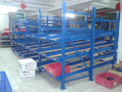 China adjustable high density Carton Flow Rack Multi - Level  selective racking system for sale