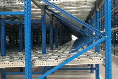 China Gravity Selective Pallet Flow Racks Heavy Duty Shelves With Wheels for sale