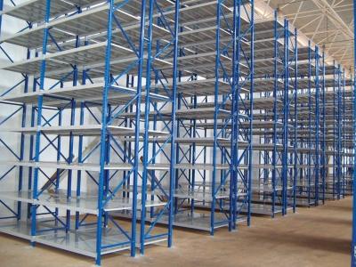 China multi tier plastic shelving and racking systems high density selective for sale