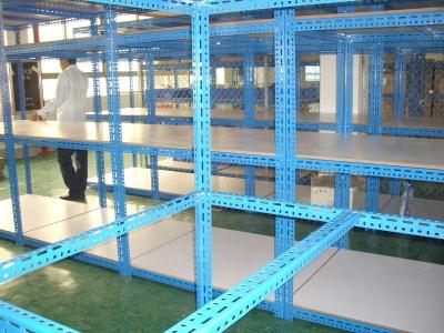 China galvanized rivet rack shelving system light duty longspan warehouse storage for sale